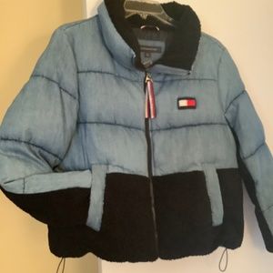 Tommy Hilfiger winter jacket, size L, blue/ navy blue
